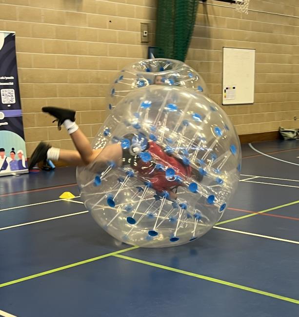 The excitement of Zorb Balling